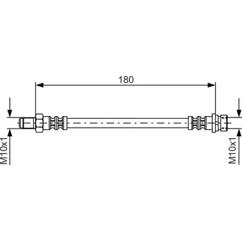 Brzdová hadice Brzdová hadice BOSCH 1 987 476 887