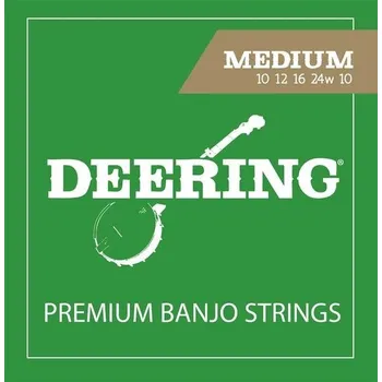 Struna pro kytaru a smyčcový nástroj Deering Banjo Strings Medium + prodloužená záruka 3 roky