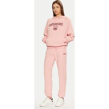 Guess Teplákové kalhoty V5RB02 KCLD1 Růžová Regular Fit XL