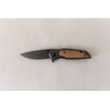 P.R.C. Kapesní zavírací nůž s klipem - stříbrný mat