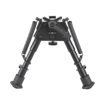 Airsoft Nožičky Typu Harris 6”, s výkyvem - Černé + dárek zdarma