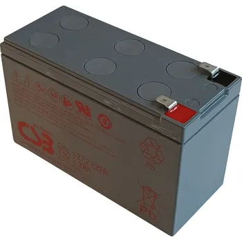 Záložní baterie Akumulátor 12V / 7,2Ah olověný - CSB GPL1272F2 FR