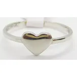 Klenoty Budín Dámský srdíčkový zlatý prsten z bílého zlata 585/0,98gr vel. 52 HK1188 (Klenoty Budín Dámský srdíčkový zlatý prsten z bílého zlata 585/0,98gr vel. 52 HK1188)