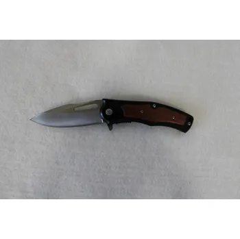 kapesní nůž P.R.C. Kapesní zavírací nůž s klipem - wood