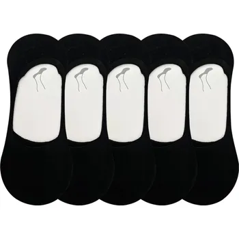 Pánské ponožky PESAIL Pánské neviditelné ponožky VSM10- 5 párů Barva: Černá, Velikost: 43-47
