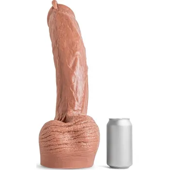 Dildo Mr. Hankey’s Toys Drew Sebastian XXXXL, prémiové silikonové dildo s Vac-U-Lock 46,4 x 8,2–9,1 cm