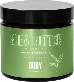 Tělový krém By Simona Body Shea Butter BIO Matcha bambucké máslo 250 ml