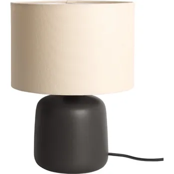Lampička Present time Černá keramická stolní lampa Altamira