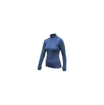 Dámské tričko SENSOR MERINO BOLD dámské triko roll neck dl.rukáv cool blue S; Modrá + DÁREK DLE VÝBĚRU!
