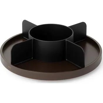 Organizér na kosmetiku Otočný černý dřevěný koupelnový organizér na kosmetiku Bellwood – Umbra ID_1715804
