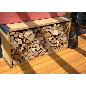 Zahradní dekorace DoSadu Dřevník - hloubka 30 cm Výška dřevníku: 180 cm, Šířka dřevníku: 100 cm