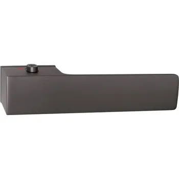 Dveřní kování Tupai klika na dveře GORDO RT5-4084 s uzamykáním (titan) Zvolte variantu: Klika / Klika se zámkem (LEVÁ)