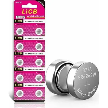 Článková baterie Baterie knoflíková1.5V AG4 LR626 LR66 377 SR626SW 10ks balení