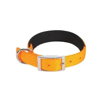 Obojek pro psa Obojek pes soft nylon oranžový 25mm/50cm Zolux