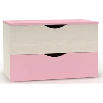 hrací stolek Krabice na hračky Bradop CASPER C101 creme-růžová