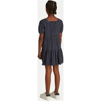 Oblečení a móda Tommy Hilfiger Každodenní šaty KG0KG08337 S Tmavomodrá Regular Fit 16Y