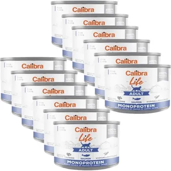 Krmivo pro kočku CALIBRA Cat Adult Life Salmon 12x200g