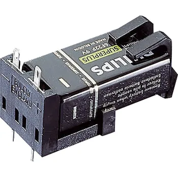 Držák baterie TRU COMPONENTS 46300000 bateriový držák 2x 9 V pájený konektor (d x š x v) 37 x 65 x 21.5 mm