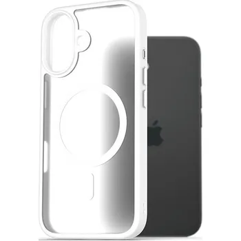 Pouzdro na mobilní telefon AlzaGuard Matte Case Compatible with Magsafe pro iPhone 16 bílý