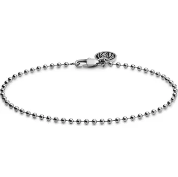 Náramek Essentials | 2,5mm kuličkový řetízkový náramek stříbrné barvy - Lucleon