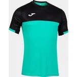 Dětské tričko Joma Montreal Short Sleeve T-shirt Green Black Velikost oblečení Junior Joma: 2XS(11-12 let)