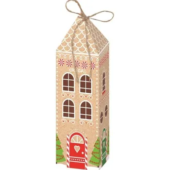 Dárková taška Anděl Dárková krabička domek 9 x 36 x 9 cm
