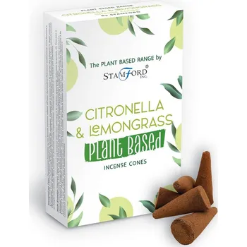 Aroma difuzér Rostlinné Vonné Kužely - Stamford Premium - 18 druhů Varianta: Citronela a Citronová Tráva -