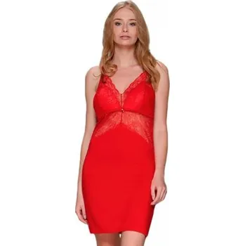 Dámská noční košile Dámská noční košile 54/9-144/14 FABIO červená S