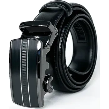 Opasek Kožený pánský pásek s luxusní přezkou PA4-24-19, Obvod pasu / celková délka pásku 95cm