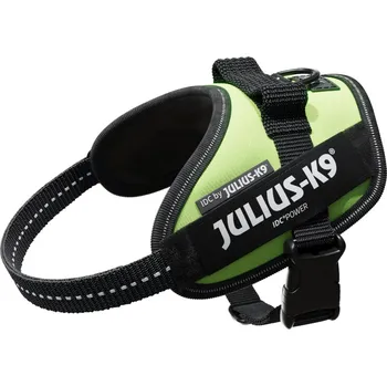 Postroj pro psa Julius-K9 IDC®-postroj - neonově zelený - Velikost XS: Obvod hrudi 40 - 53 cm
