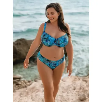 Dámské plavky 81253 - plavková podprsenka Triola, 90 F, tyrkys