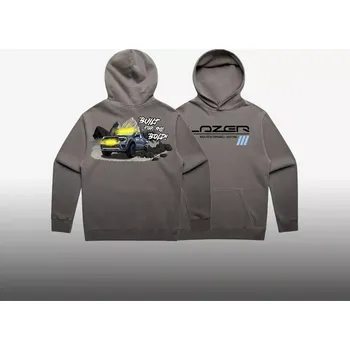 Pánská mikina Mikina s kapucí Lazer šedá- PATHFINDER