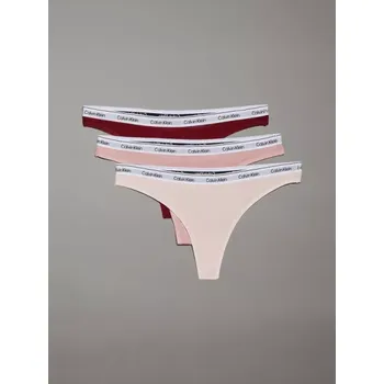Souprava dámského spodního prádla Dámská tanga Calvin Klein 3pack QD5209/PYT