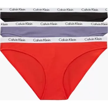 Souprava dámského spodního prádla QD3588/1CX - kalhotky Calvin Klein 3pack, XS, 1CX