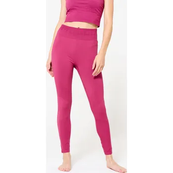 Dámské legíny KIMJALY Dámské dlouhé legíny na jógu s vysokým pasem L FIALOVÁ|RŮŽOVÁ