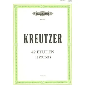 Rodolphe Kreutzer: 42 Etudes-Caprices (noty na housle)