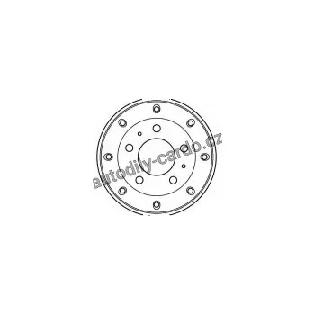 Brzdový buben Brzdový buben TRW DB4155 - MERCEDES 100D 87-96