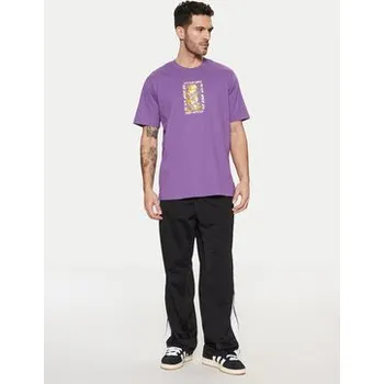 Pánská móda adidas T-Shirt Trefoil Series JP4498 Fialová Regular Fit S