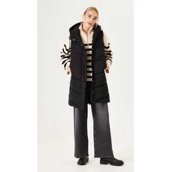 Dámská bunda GARCIA DÁMSKÁ ZIMNÍ VESTA S KAPUCÍ - ČERNÁ XL