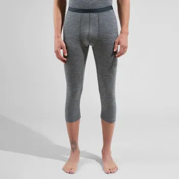Odlo termo prádlo BL BOTTOM 3/4 MERINO 200 2025/2026 Šedá XXL Pánské