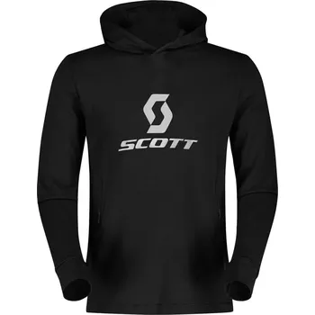 SCOTT mikina s kapucí Hoody Defined Mid léto Černá L Pánské