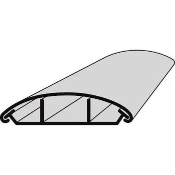 Podlahová lišta Polyprofil LV 50x13 El.inst.profil podlahový 50x13mm
