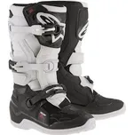 boty TECH 7 S, ALPINESTARS, dětské (černá/bílá, vel.34)