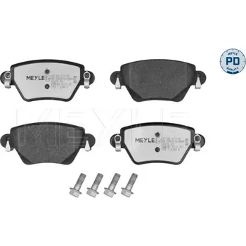 Brzdový systém Sada brzdových destiček, kotoučová brzda MEYLE 025 235 5717/PD