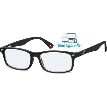 Brýle na čtení Montana Eyewear Brýle na čtení a na počítač BLF83, černá, dioptrie: +2,00