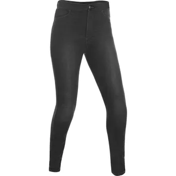 Moto kalhoty OXFORD PRODLOUŽENÉ kalhoty SUPER JEGGINGS 2.0, OXFORD, dámské (černé) Velikost: 14/30