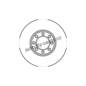 Brzdový kotouč Brzdový kotouč TRW DF1104 - CITROEN, FIAT