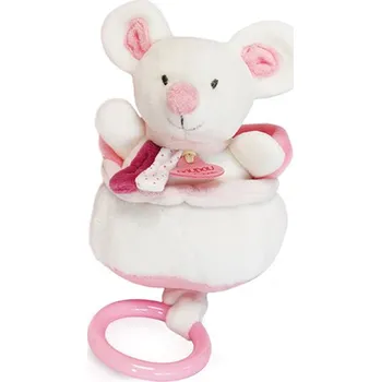 Hračka pro nejmenší Doudou et Compagnie Paris Doudou Plyšová hudební hračka 20 cm myš