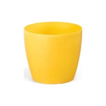 Květináč Plastový květináč Magnolia 360 mm, žlutá