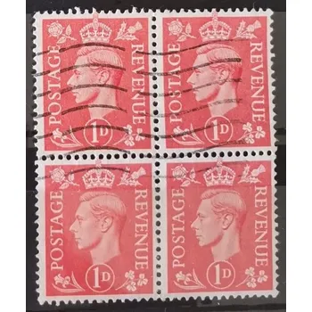 Sběratelství Čtyřblok Velká Británie, 1P, Sg.486#